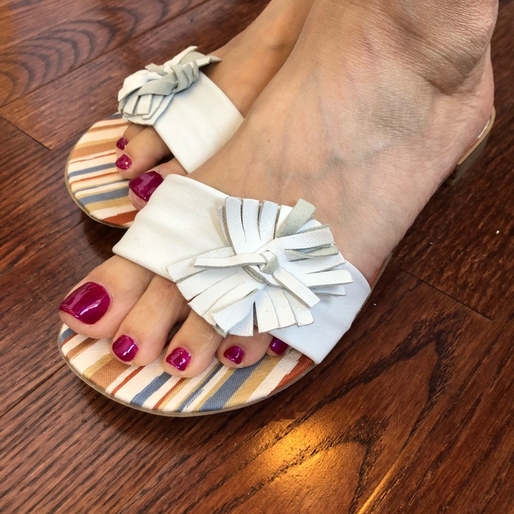 SOTTO SOPRA LEATHER SANDALS